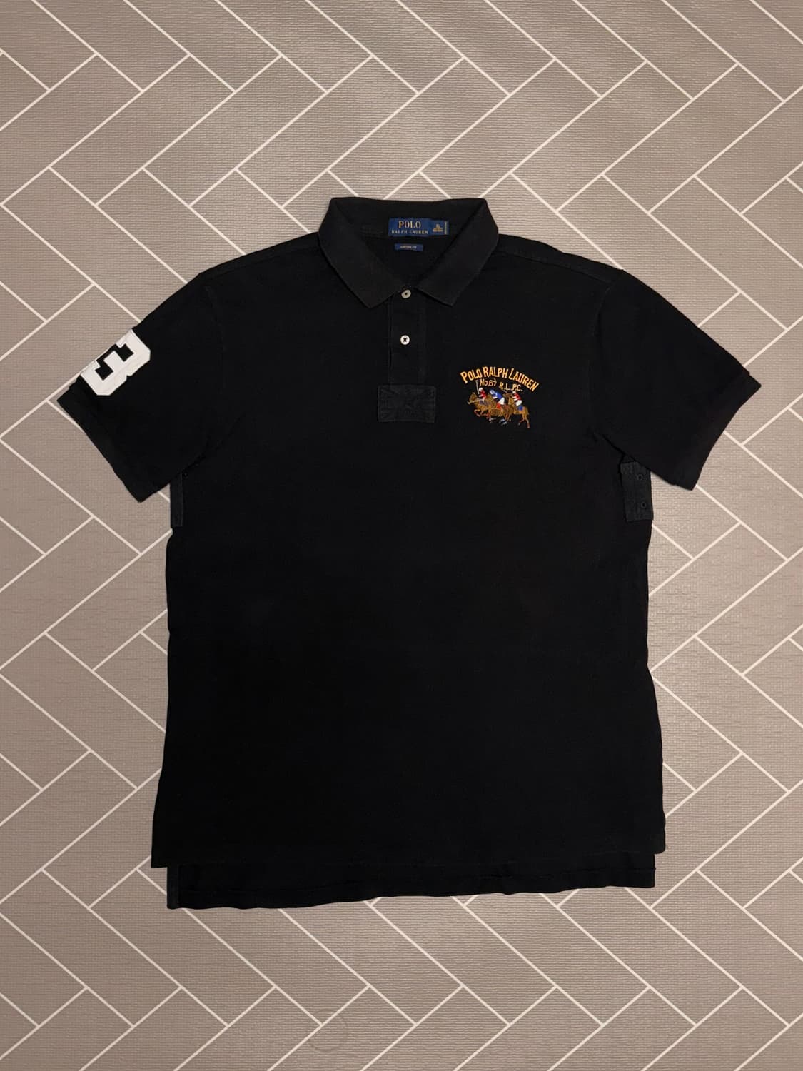 폴로 빅포니 반팔 럭비티 블랙 상품이미지2