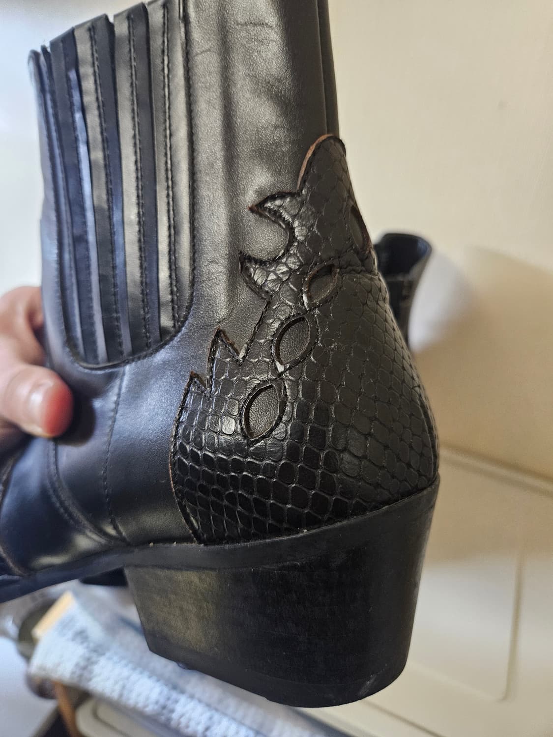 255~260) 이든메이드 플레임 웨스턴부츠 첼시부츠 상품이미지3