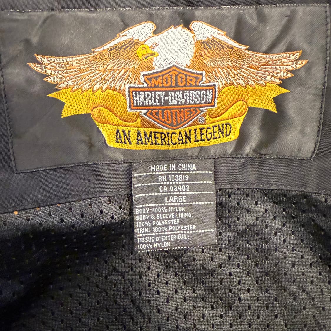 할리데이비슨 배색 라이더 봄버자켓 상품이미지5