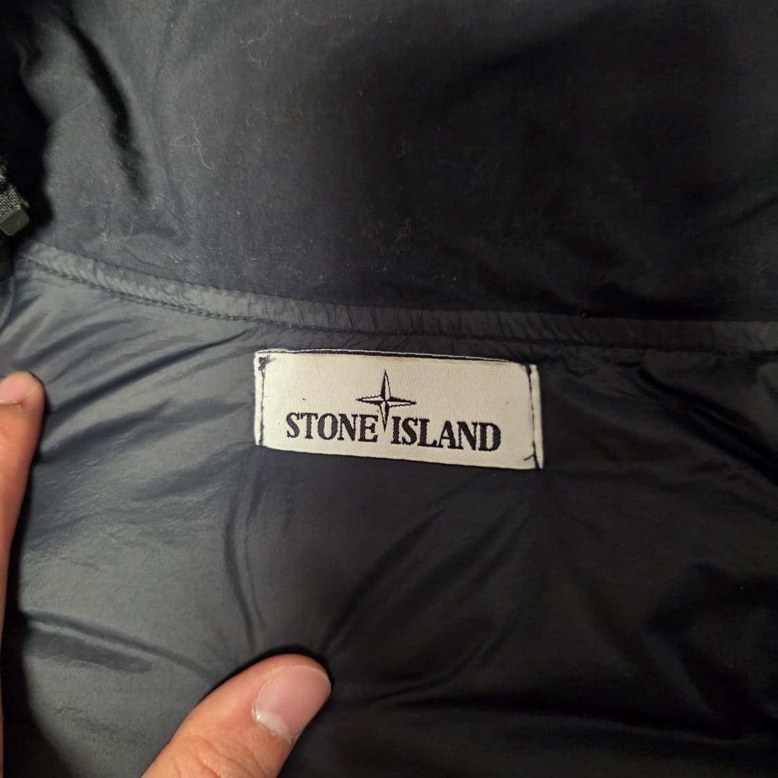 스톤아일랜드 크링클랩스 L 블랙 숏패딩 상품이미지5
