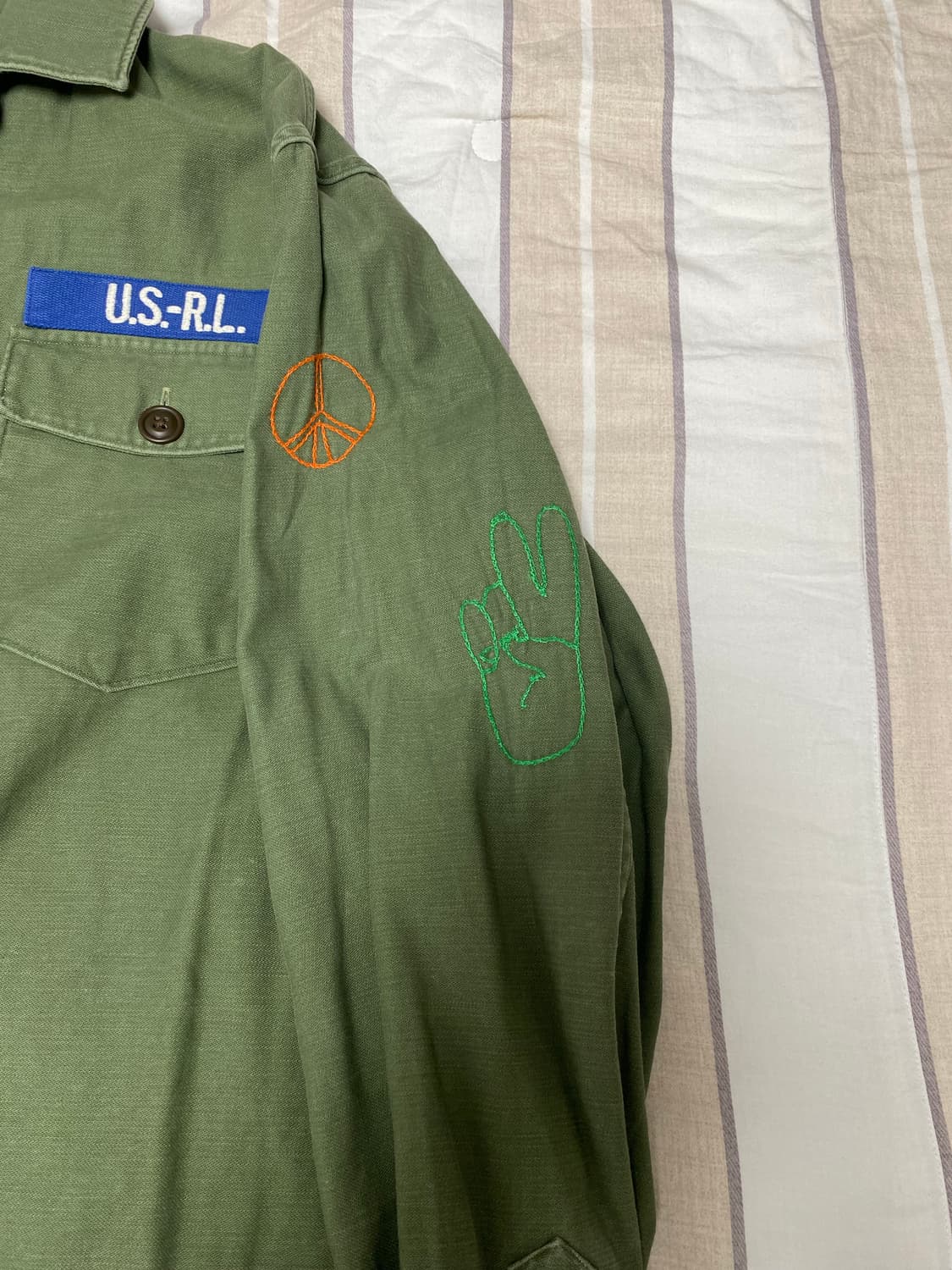 폴로 클래식핏 피스 러브 폴로 셔츠 상품이미지5