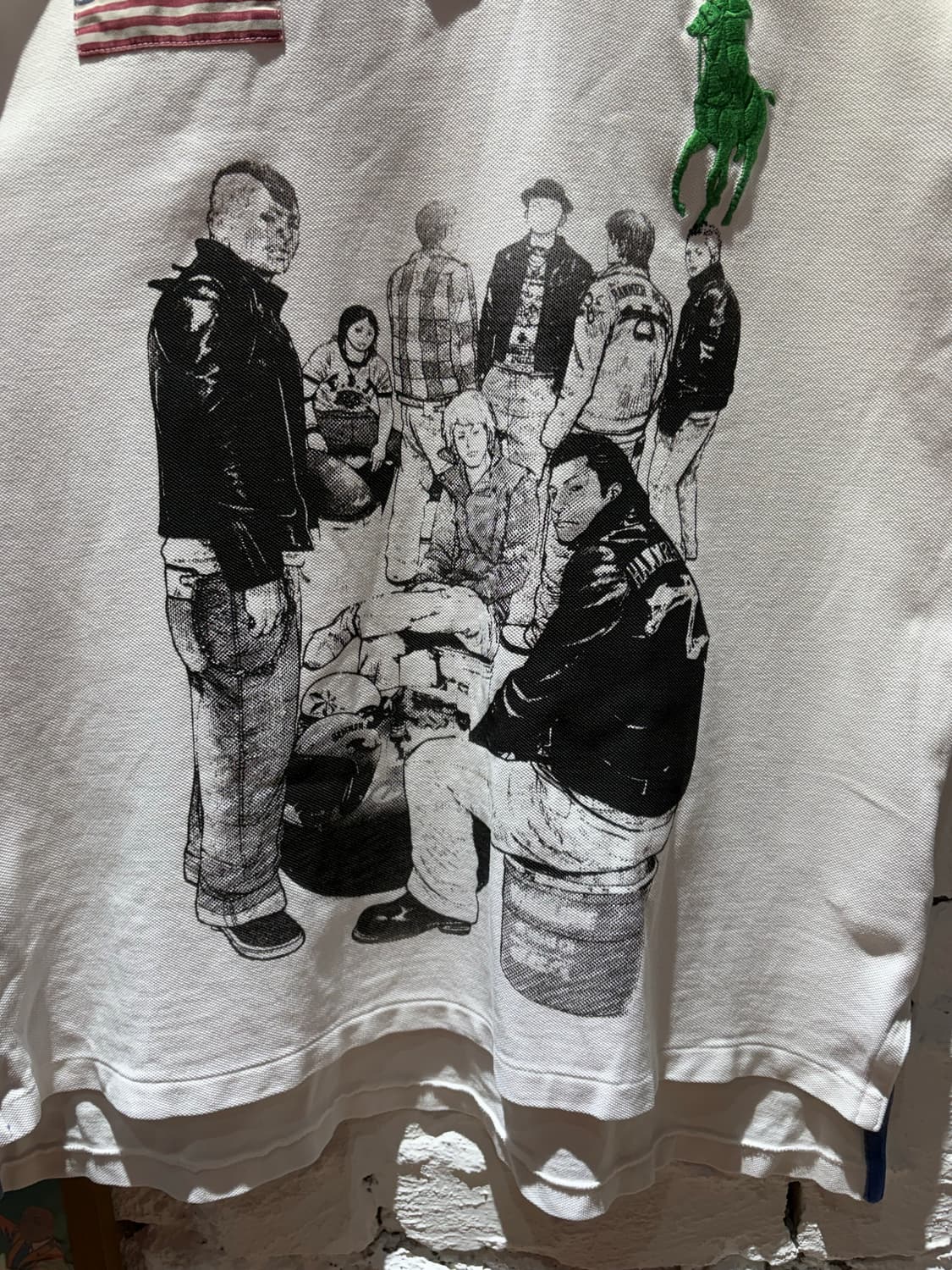 폴로 빅포니 성조기 USA 치프키프 커스텀 카라반팔티셔츠 상품이미지2