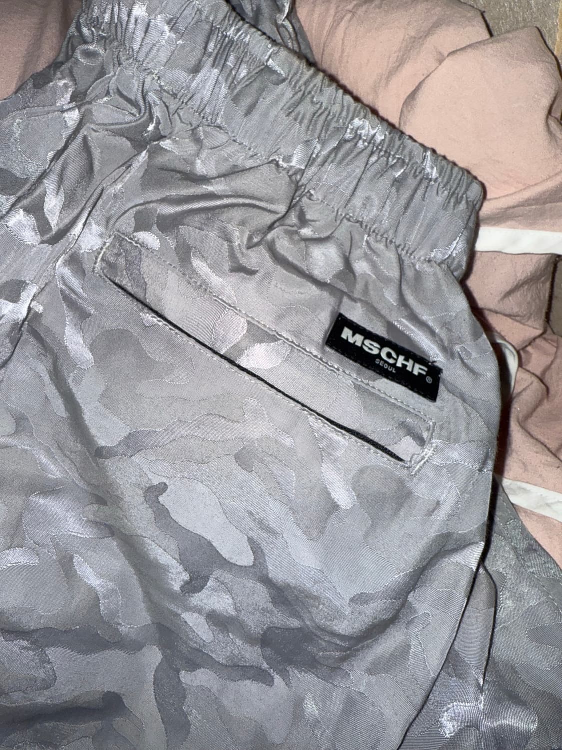 미스치프 카모 스트링팬츠 상품이미지1