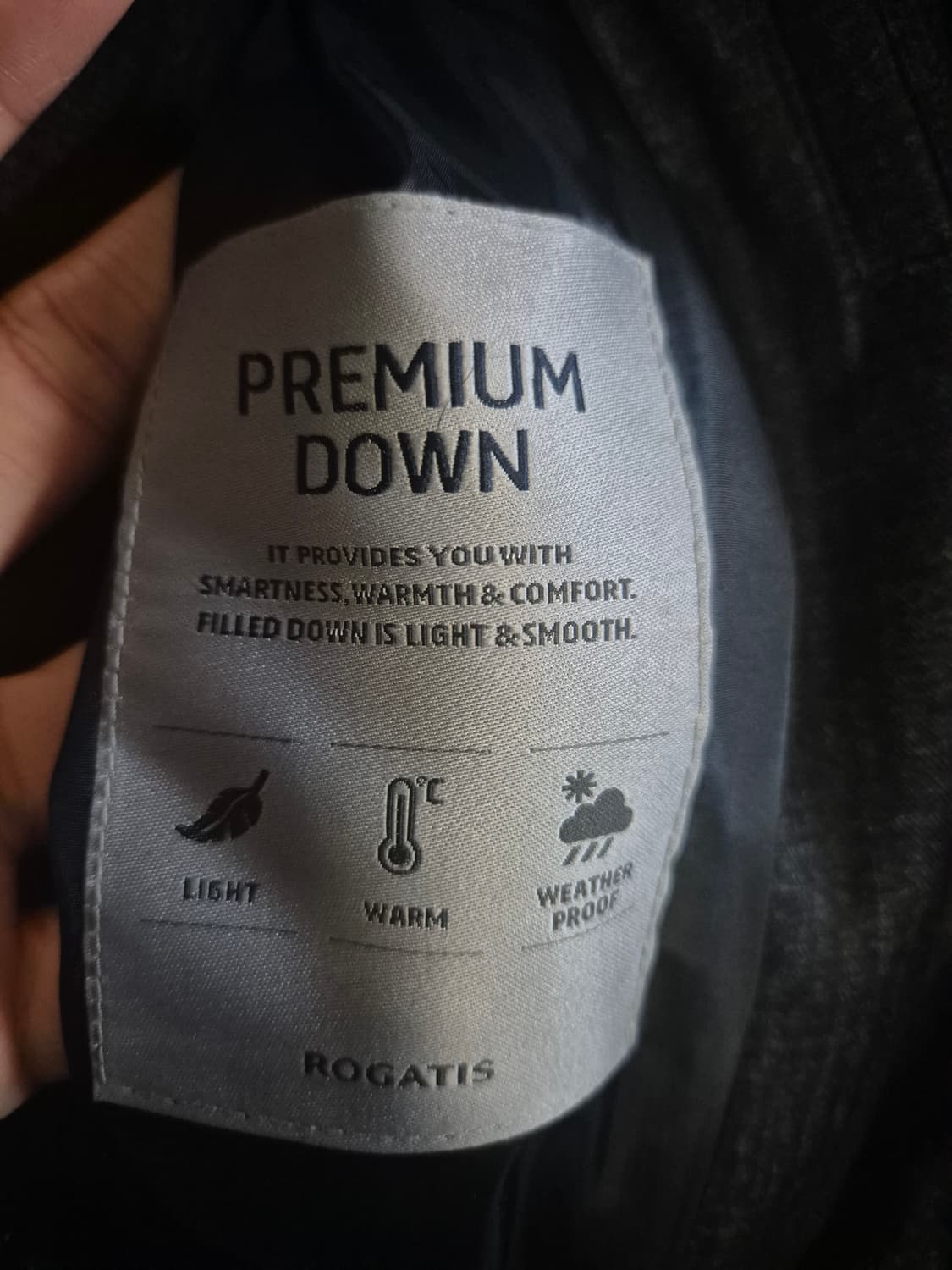 [100~105]로가디스 프리미엄 덕다운패딩 상품이미지4