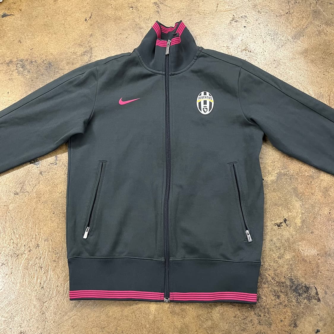 [정품/S] 나이키 유벤투스 트랙탑 블랙 핑크 져지 b15 상품이미지3