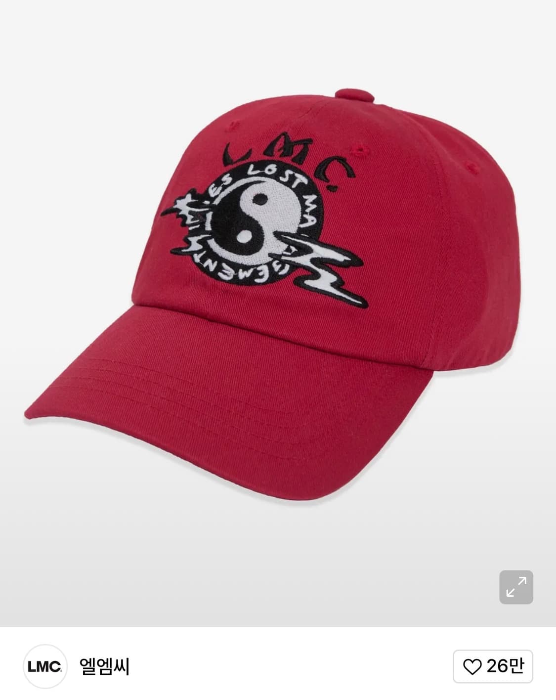 LMC YING YANG 6 PANEL CAP 상품이미지4