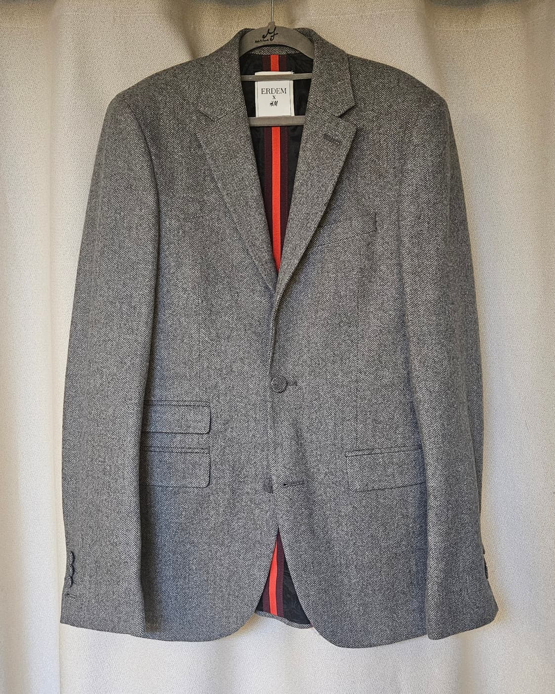 ERDEM X H&M 헤링본 울자켓 (eu44)
 상품이미지1