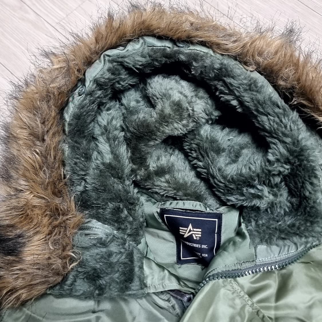 USA 알파인더스트리 N-3B 패딩 야상 점퍼(xl) 상품이미지4