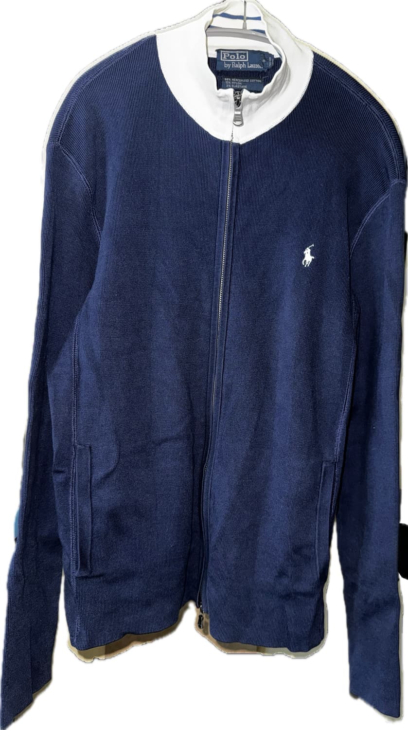 폴로 랄프 로렌 코튼 니트 집업 L 상품이미지1
