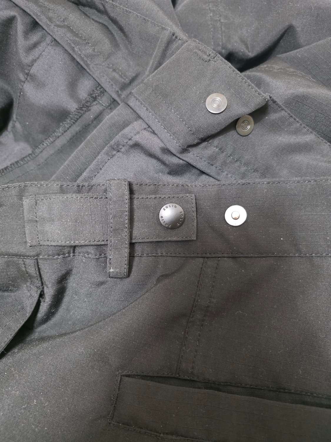 솔리드옴므 24fw 나일론 와이드 바지 정품 상품이미지4