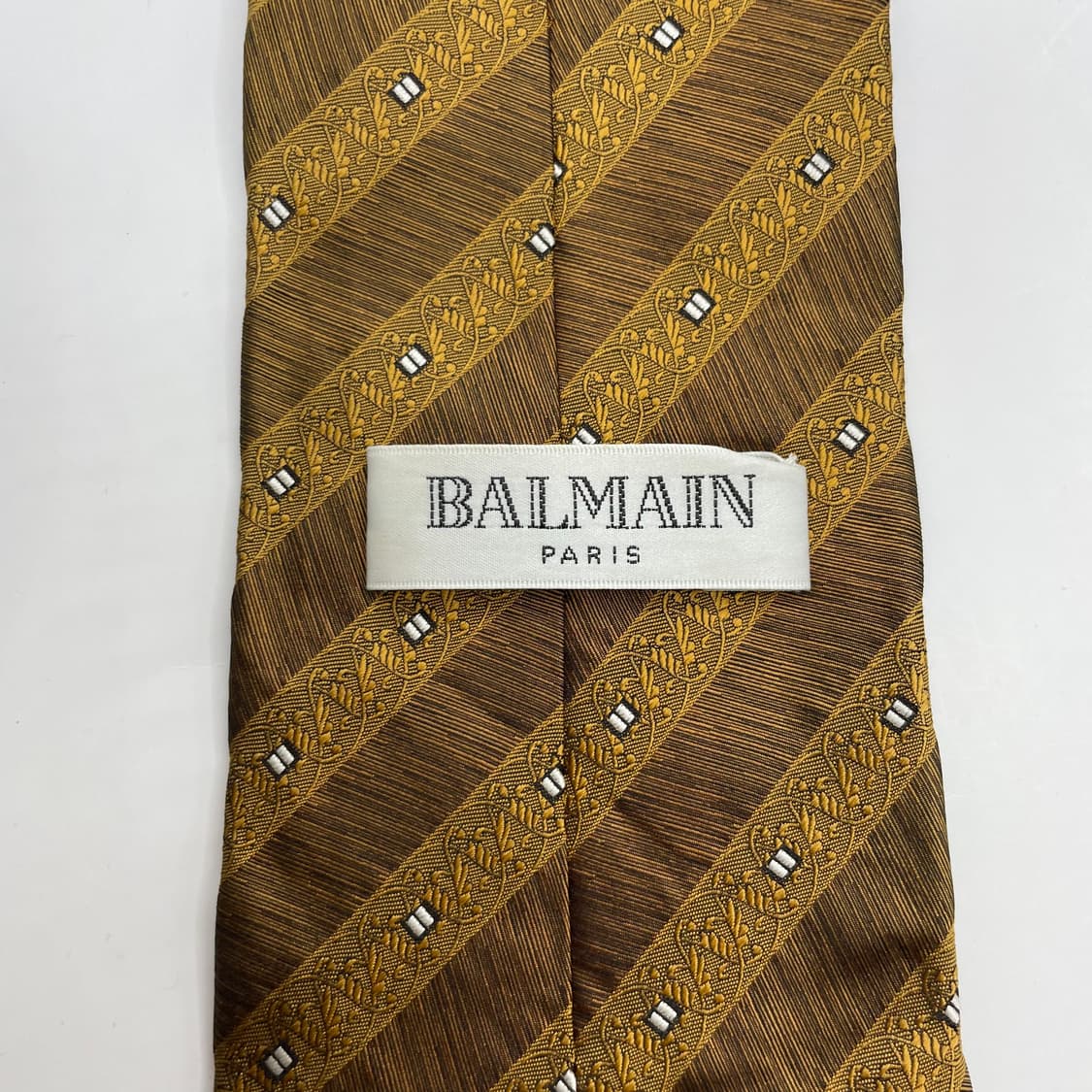 500) (BALMAIN) 발망 패턴 넥타이 상품이미지5
