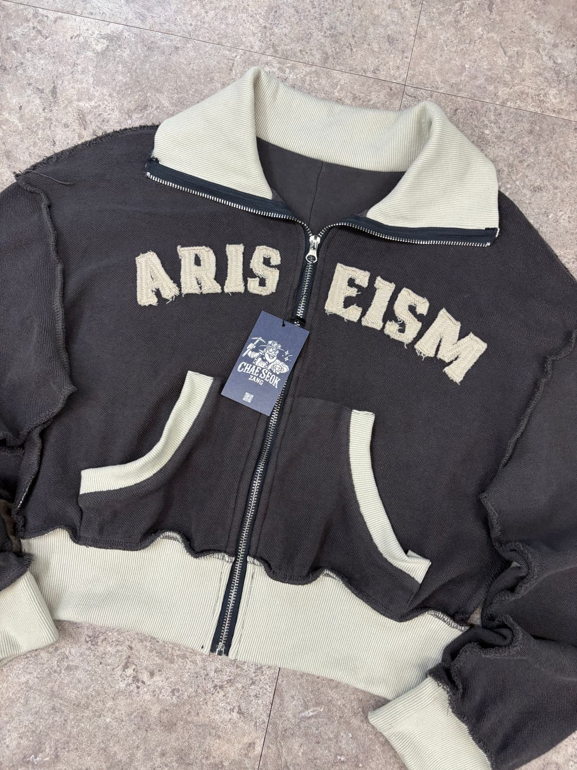 ariseism 크롭 집업 #csz341 상품이미지2