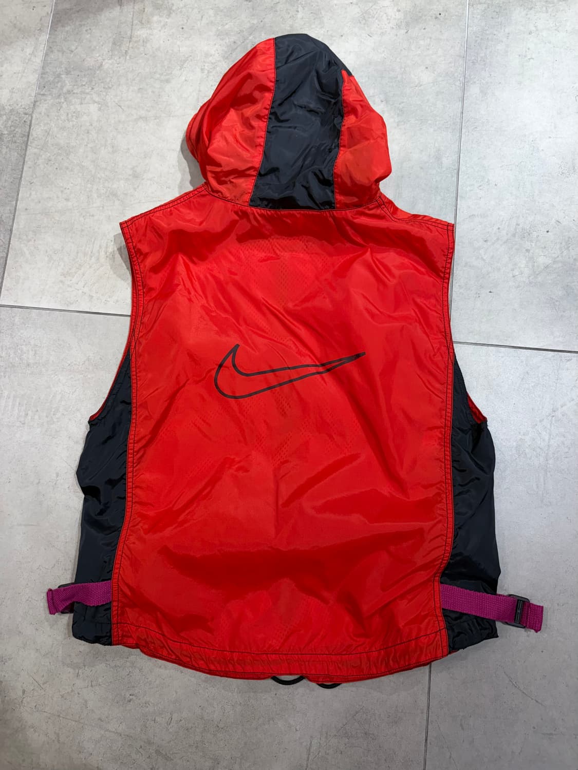 90s 나이키 빅스우시 후드 베스트 조끼 상품이미지6