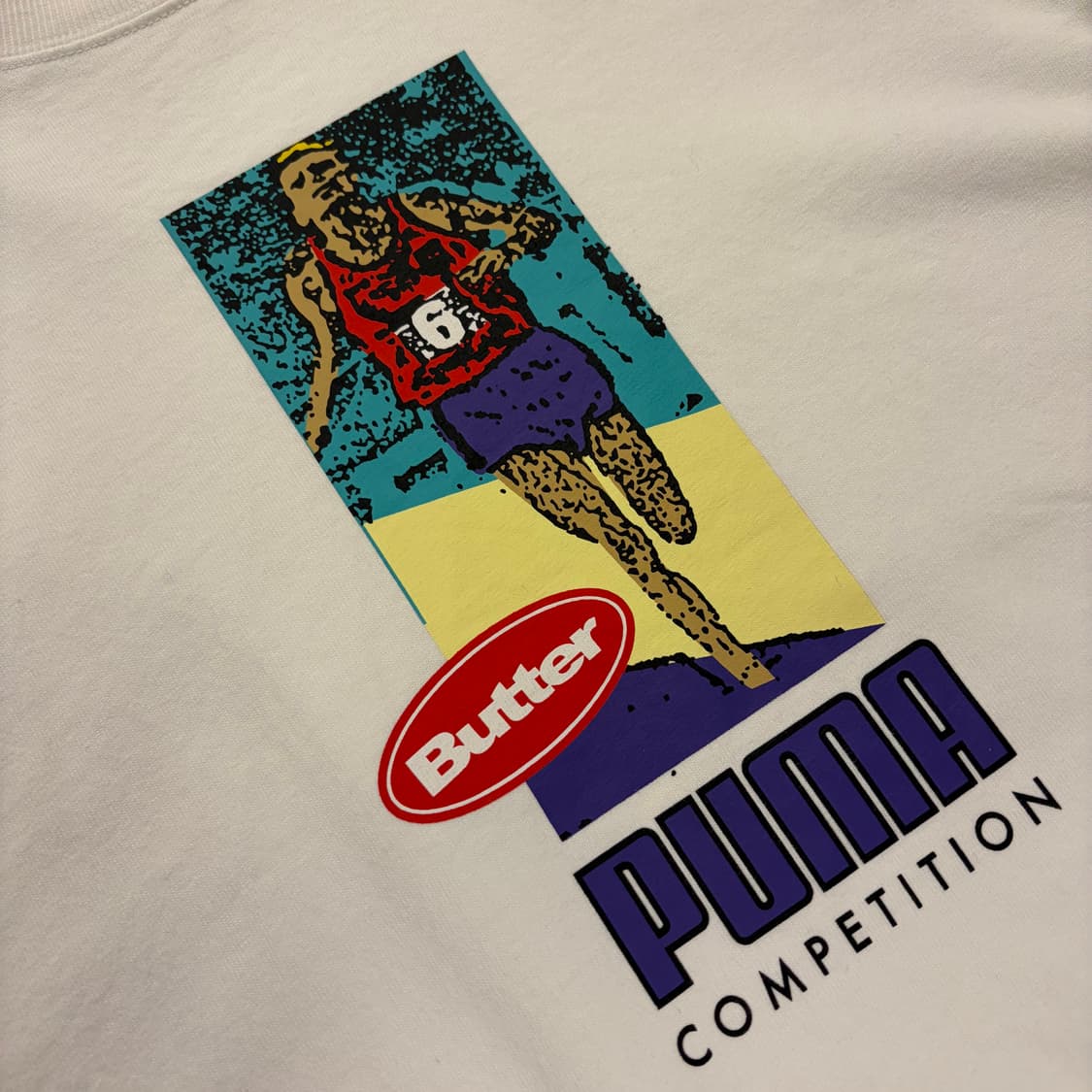 [M] Butter Goods 퓨마 반팔 티셔츠 화이트 C928 상품이미지4