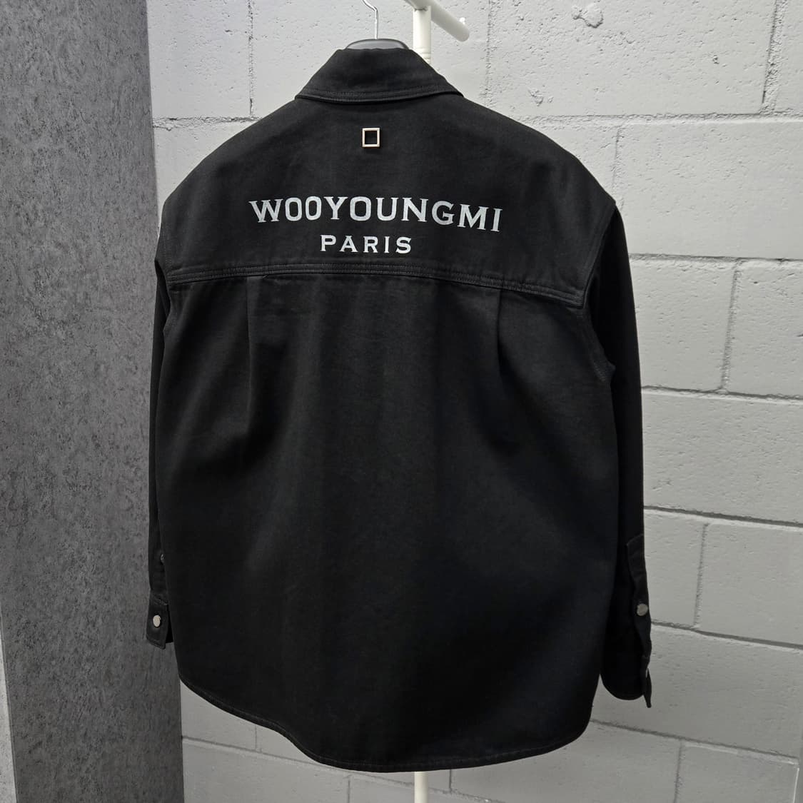 우영미 백로고 데님 자켓 오버핏44 상품이미지1