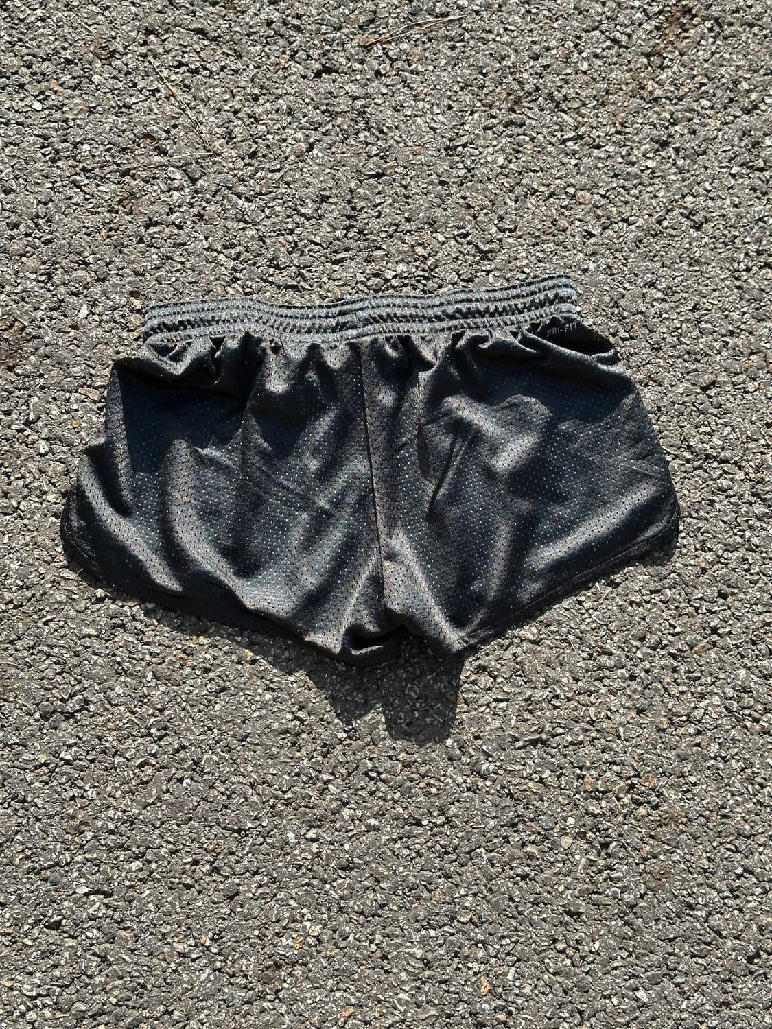 [M] 나이키 여성 블랙 메쉬 러닝 쇼츠 반바지 상품이미지6