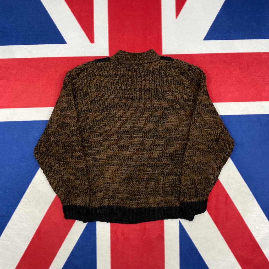 빈티지 가죽패치 니트 Free 상품이미지4