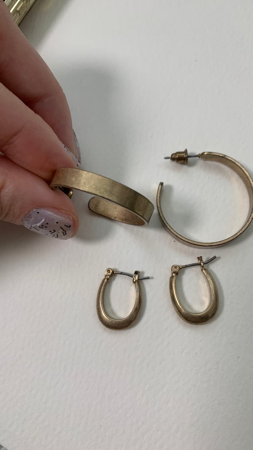 빈티지 귀걸이 2개 상품이미지2