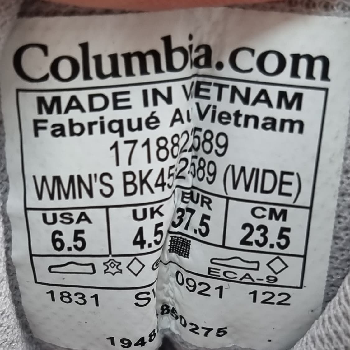 컬럼비아 여성등산화235 상품이미지6