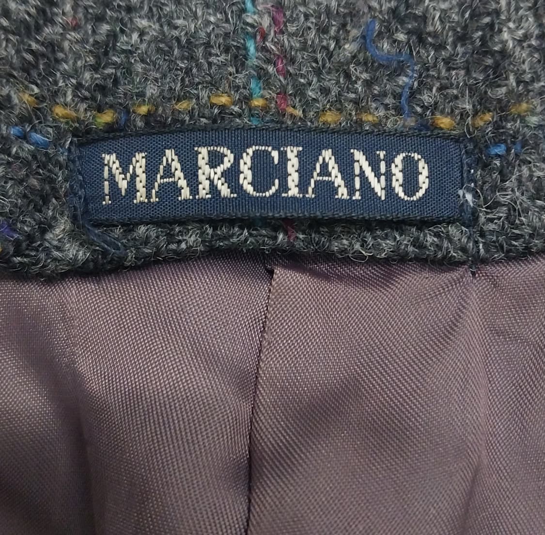 MARCIANO 잉글랜드 체크무늬 트위드 울 자켓 (100-103) 상품이미지4