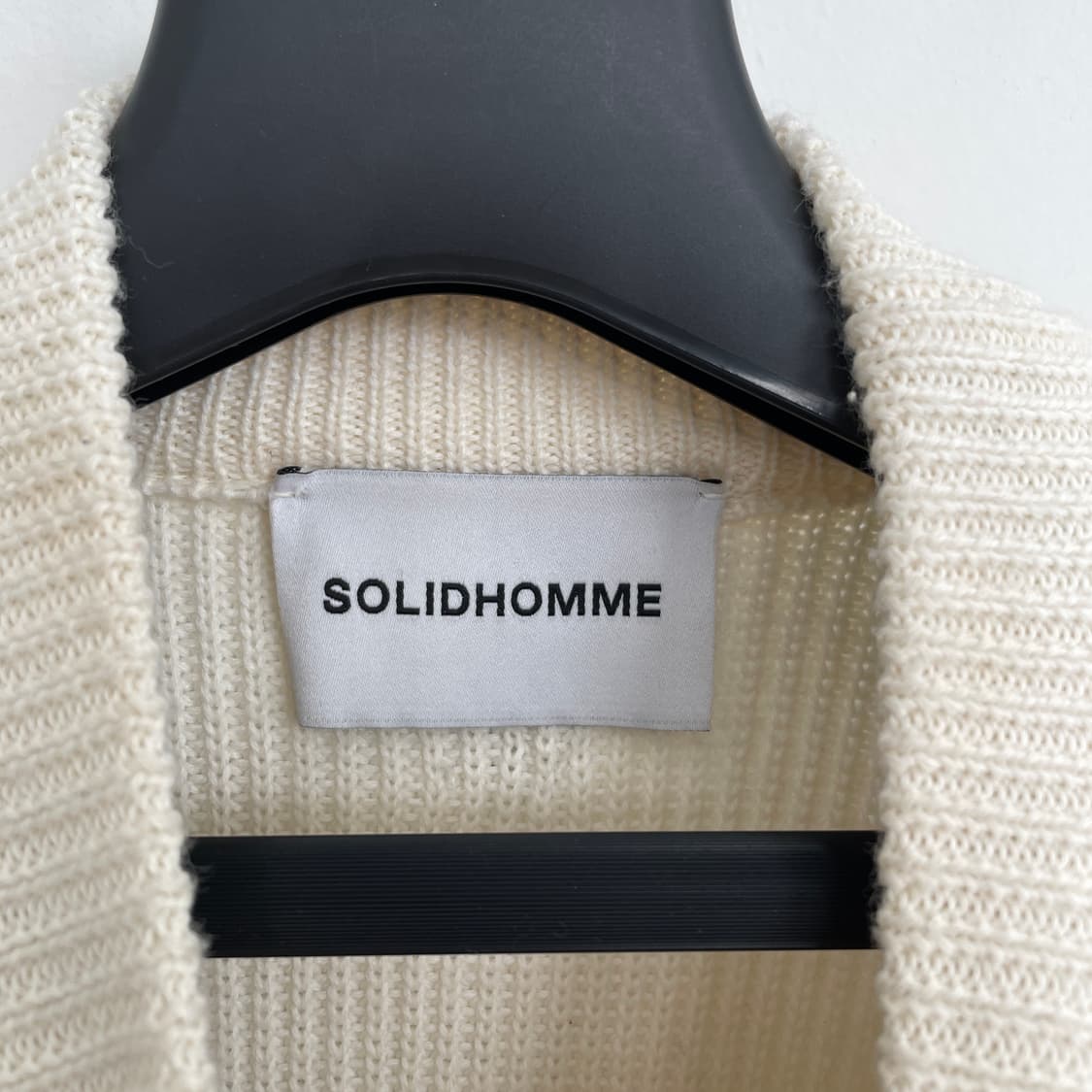 솔리드옴므 니트 베스트 레이어링 오버핏 체크 셔츠 상품이미지6