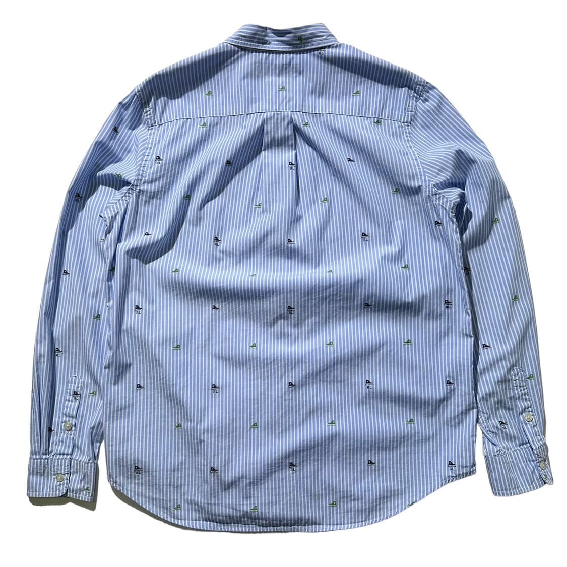 폴로 랄프로렌 엠브로이디드 패턴 스트라이프 셔츠 상품이미지2