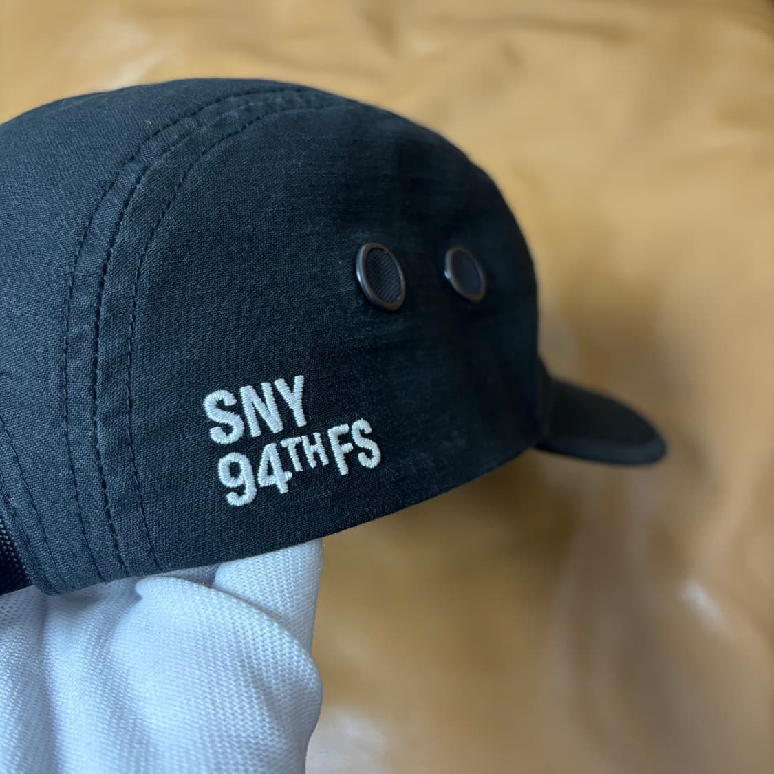 슈프림 캠프캡 모자 박스로고 22fw 밀리터리 블랙 상품이미지9