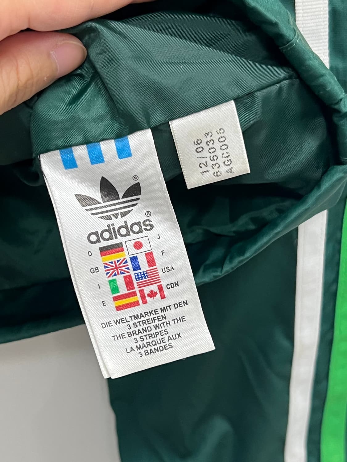 아디다스 포르쉐디자인 올드스쿨 바람막이 그린 상품이미지5