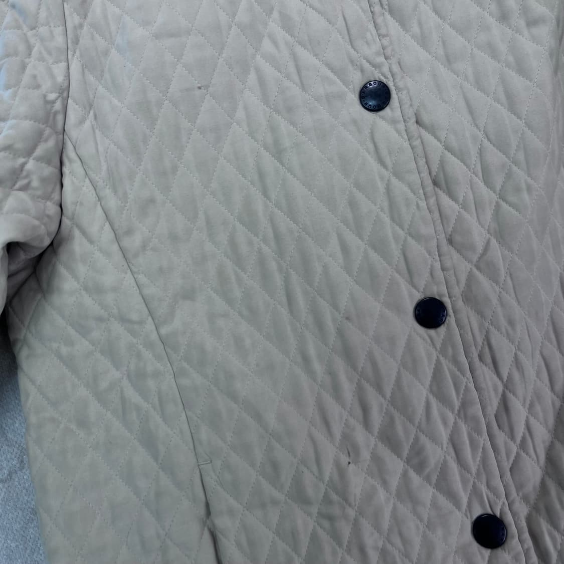 95 바버 퀄팅 버튼 자켓 상품이미지5