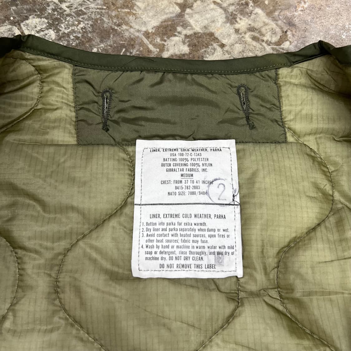 M) OG 데드스탁 m-65 피쉬테일 파카 내피 개파카 내피 상품이미지4