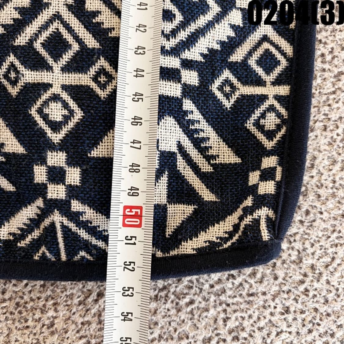 [실측확인] 빈티지 남녀공용 패턴 누빔 가디건 자켓 0204(3) 상품이미지5