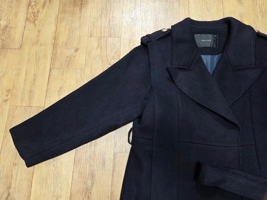 줄로그(JULL-LOG) 견장 벨티드 울코트 프리사이즈 상품이미지5