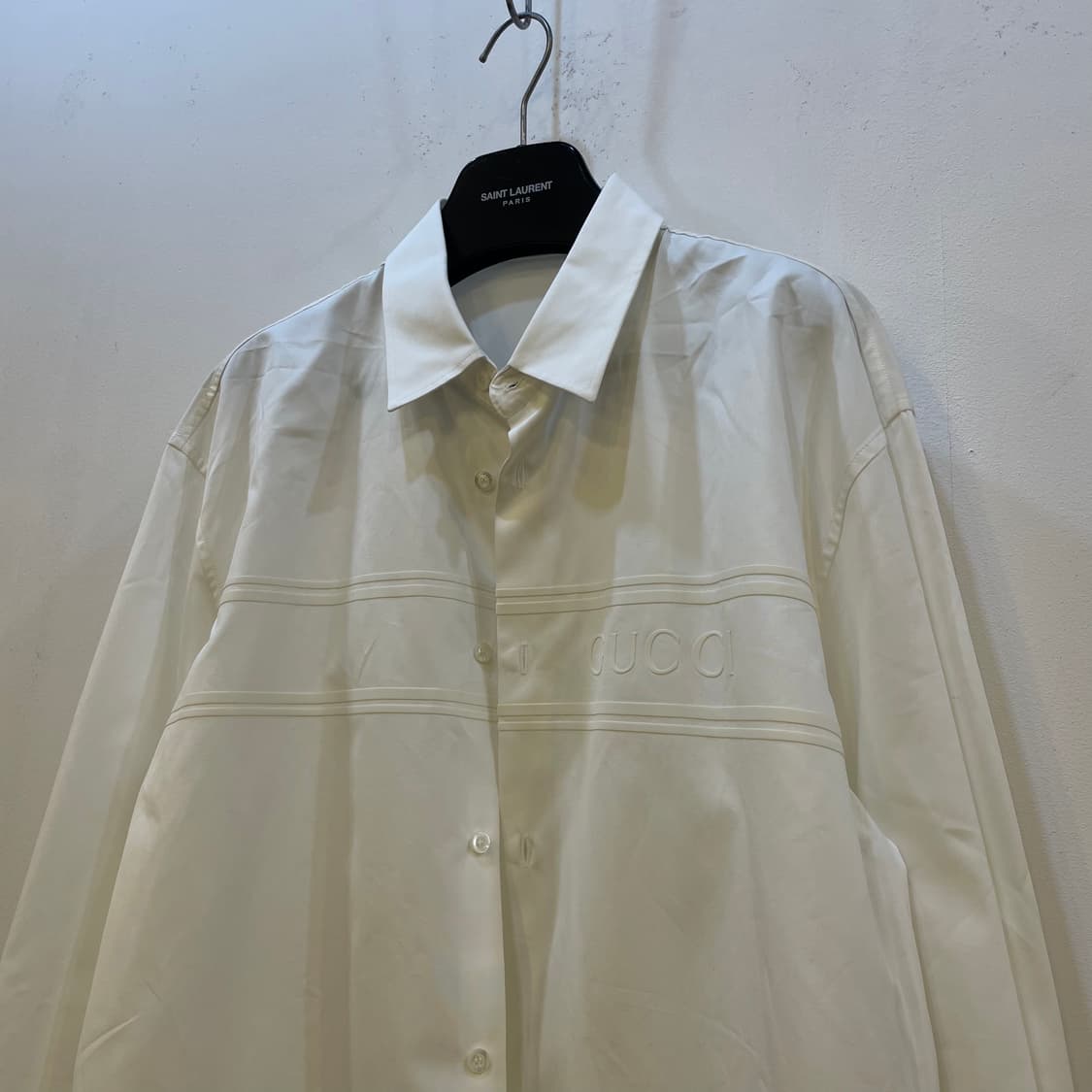 구찌 스트라이프 로고 셔츠 상품이미지3