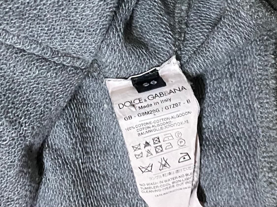 돌체앤가바나 빈티지 워싱 후드티셔츠 사이즈 105 상품이미지4