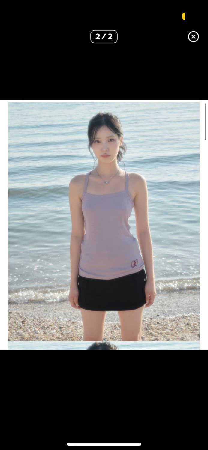 애즈온 틸다 슬리브리스 퍼플 상품이미지2