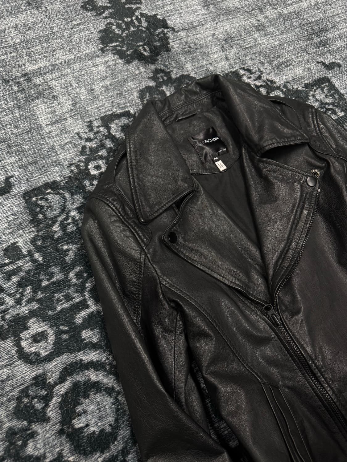 Pulp fiction genuine leather rider jacke 상품이미지2