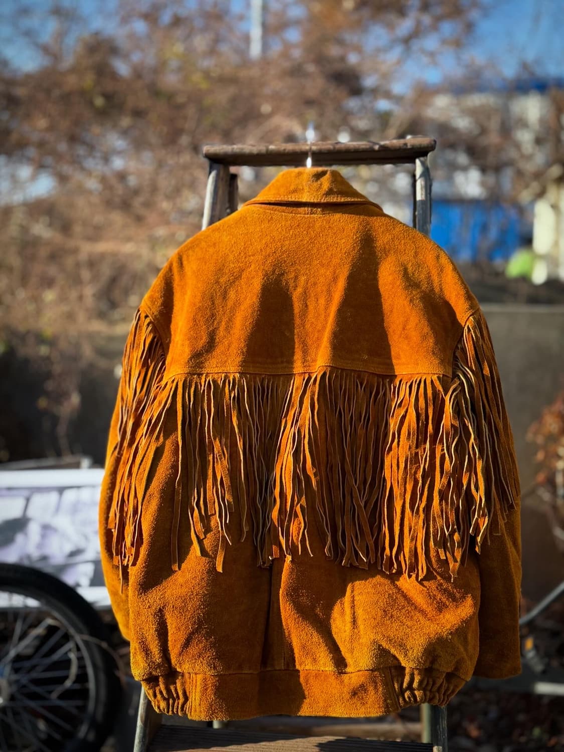 Vintage Suede Fringe Jacket  상품이미지7