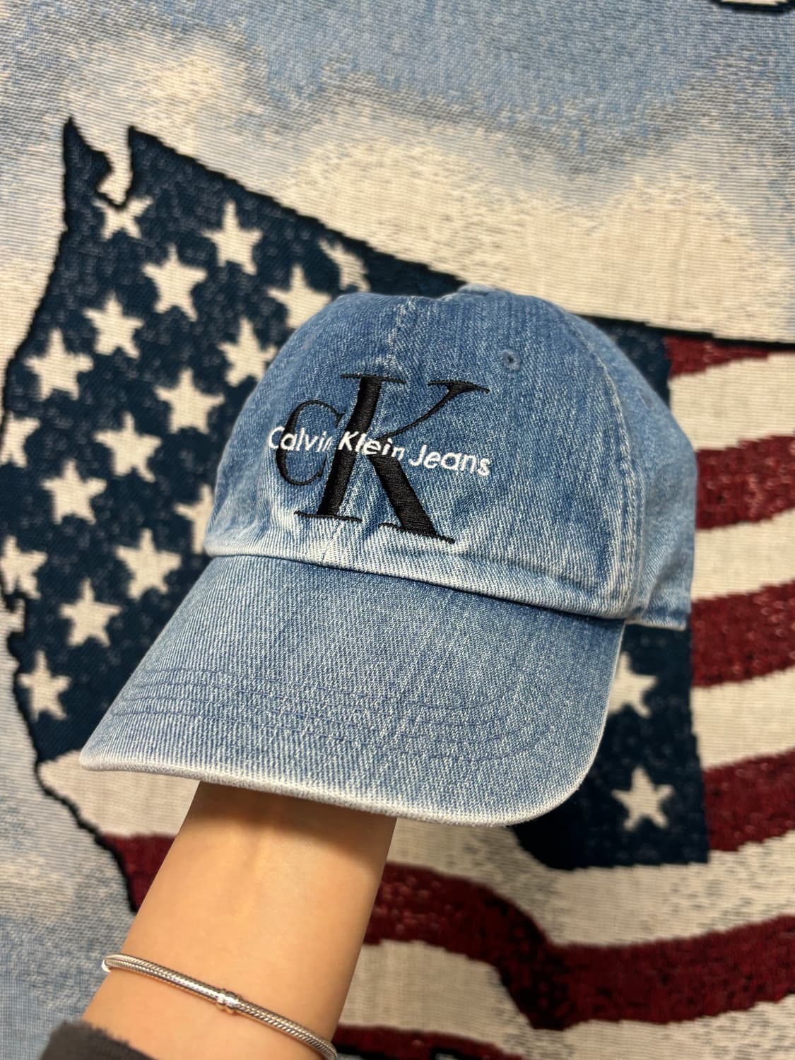 캘빈 클라인 데님 볼캡 상품이미지3