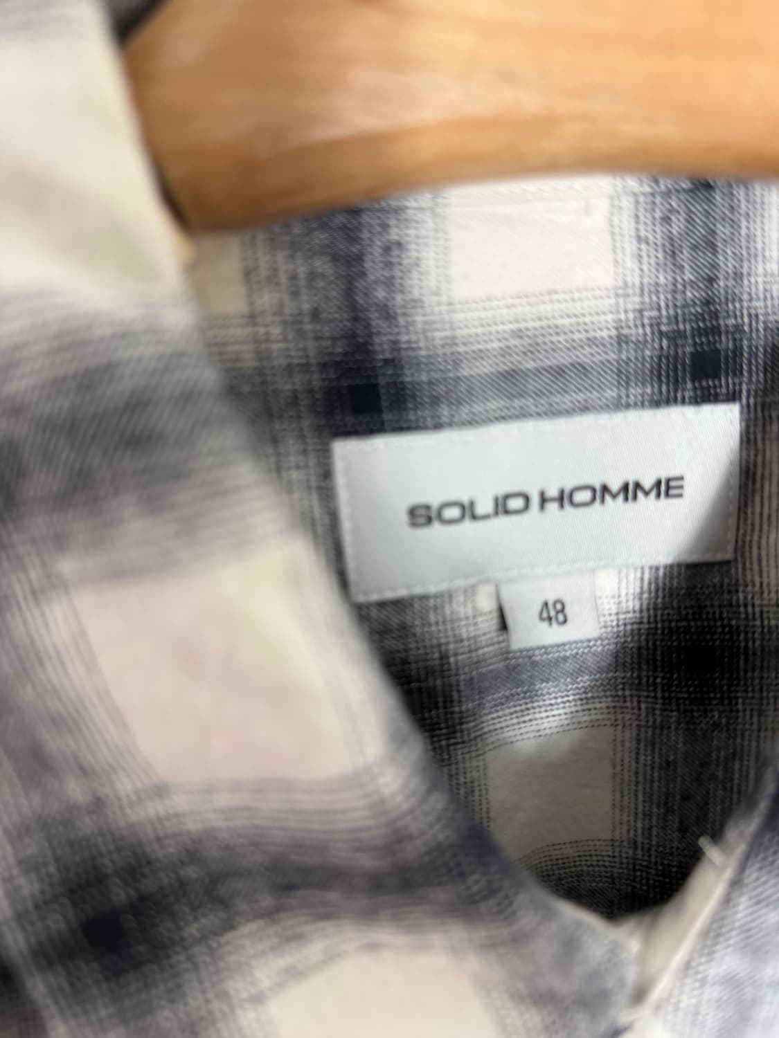 솔리드옴므 솔리드옴므셔츠 체크셔츠 솔리드옴므남방 상품이미지6