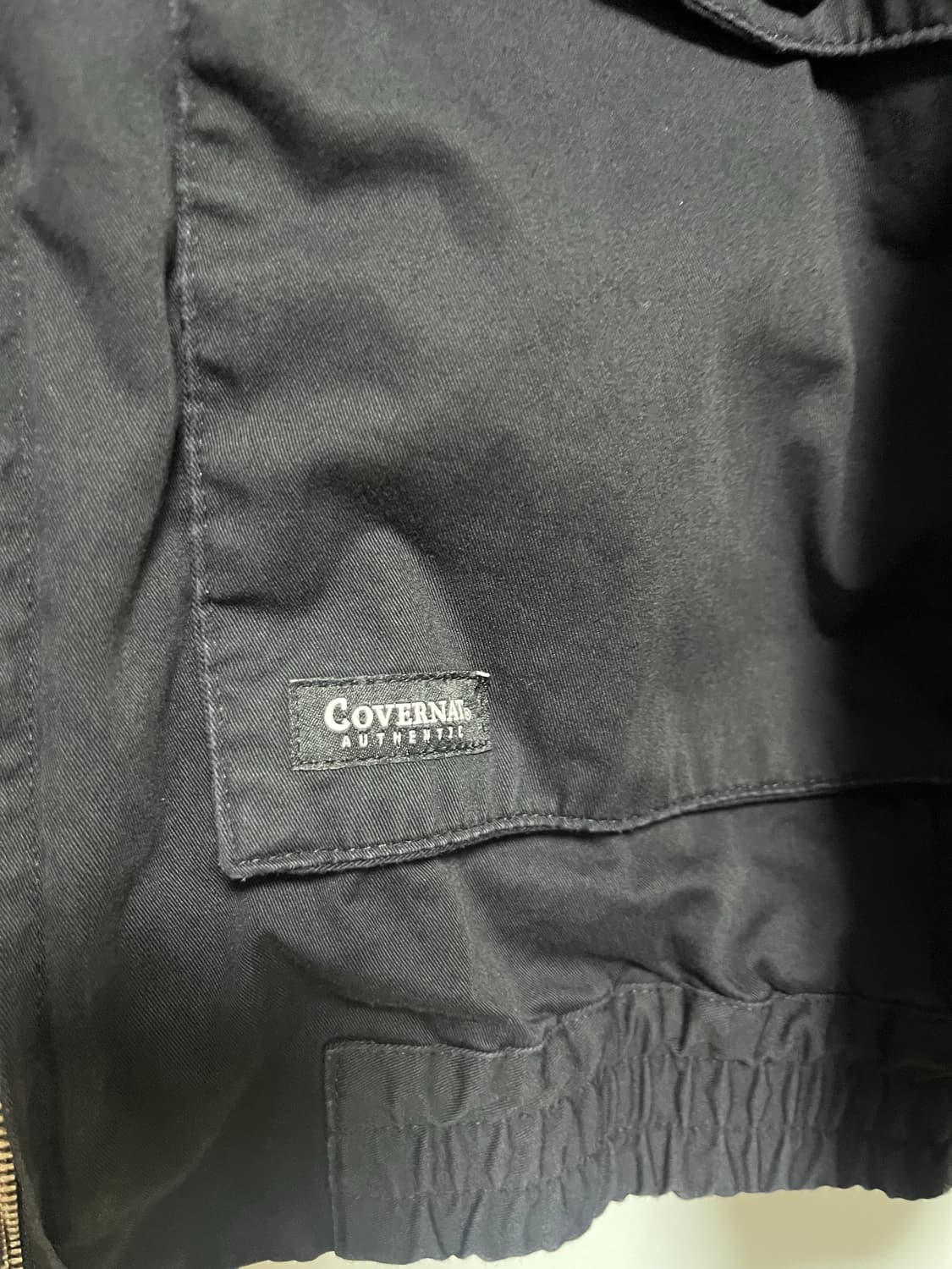 커버낫 블랙 포켓 봄버자켓 상품이미지3