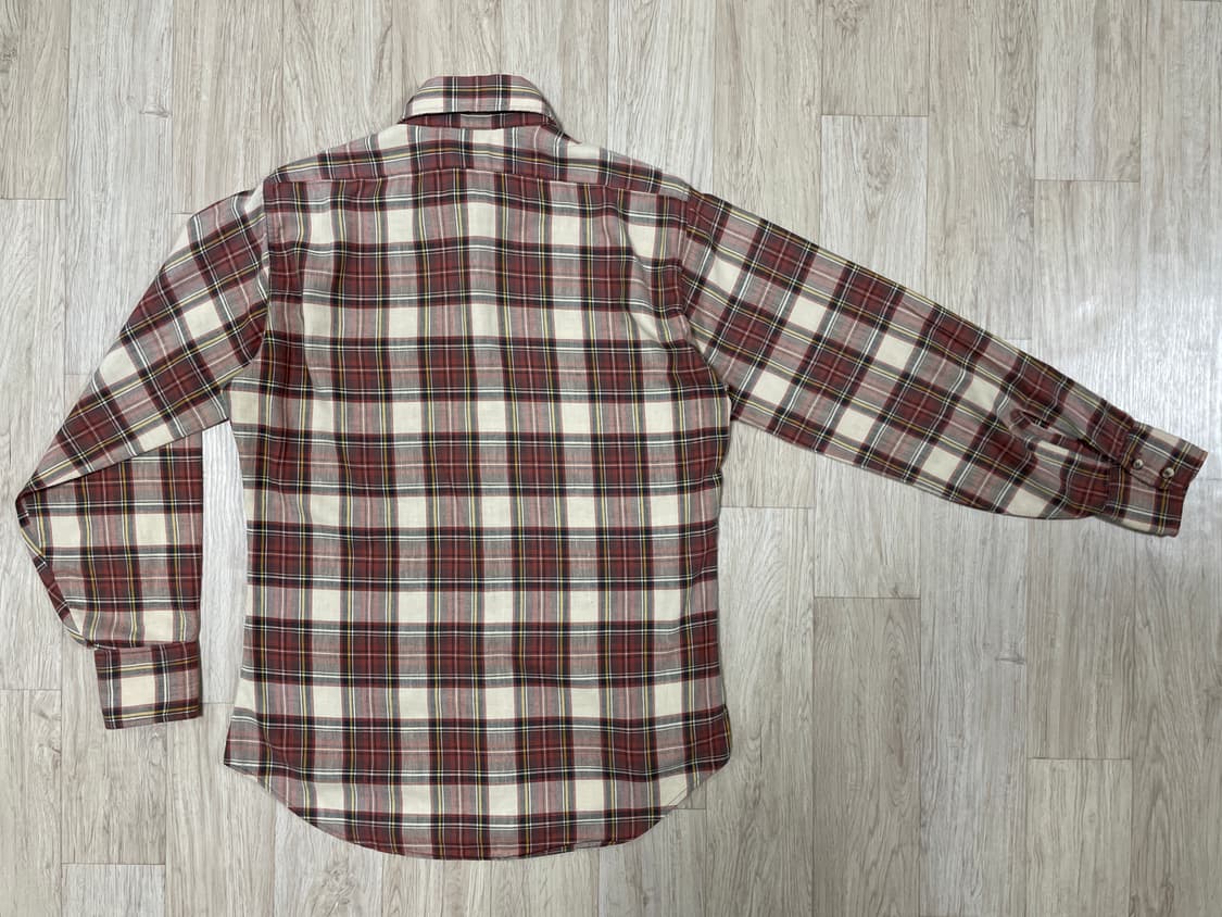 95~100) LVC원판 80's 리바이스 체크 워크셔츠(RRL&폴로) 상품이미지2