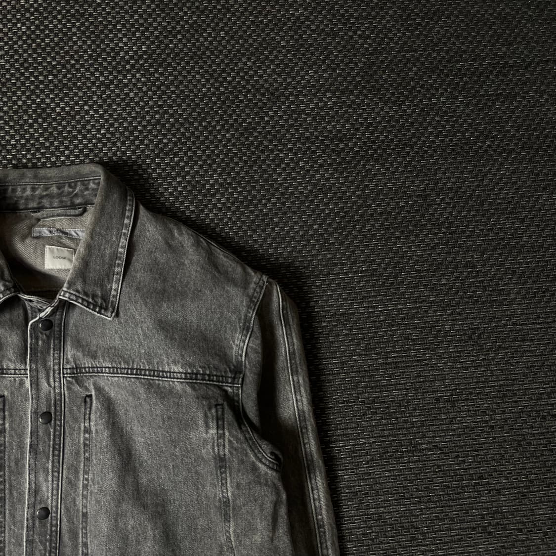 시리즈 그레이 디테일 데님 자켓 105 상품이미지3