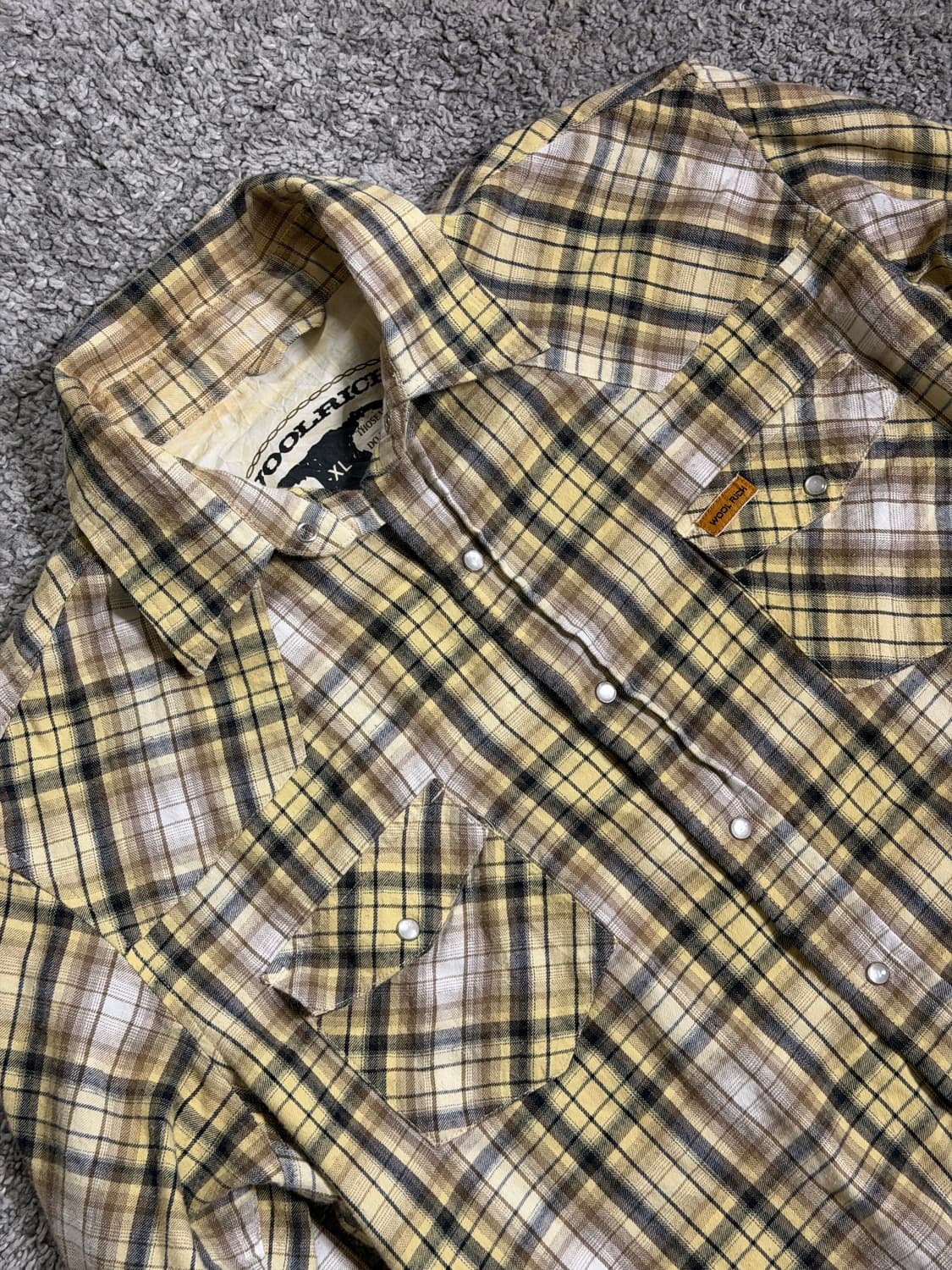 울리치 웨스턴 플란넬 체크 셔츠 상품이미지4