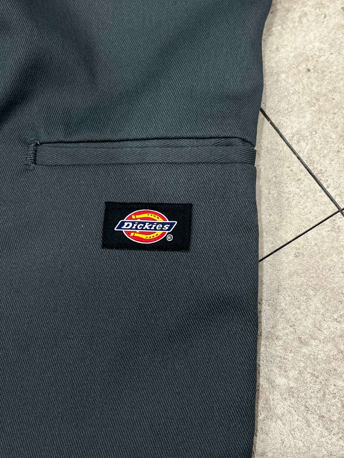 디키즈 더블니 루즈핏 워크팬츠 그레이 상품이미지6