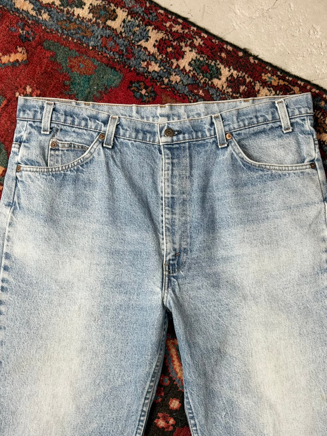 80's USA Made 빈티지 리바이스 517 오렌지탭 부츠컷 상품이미지5