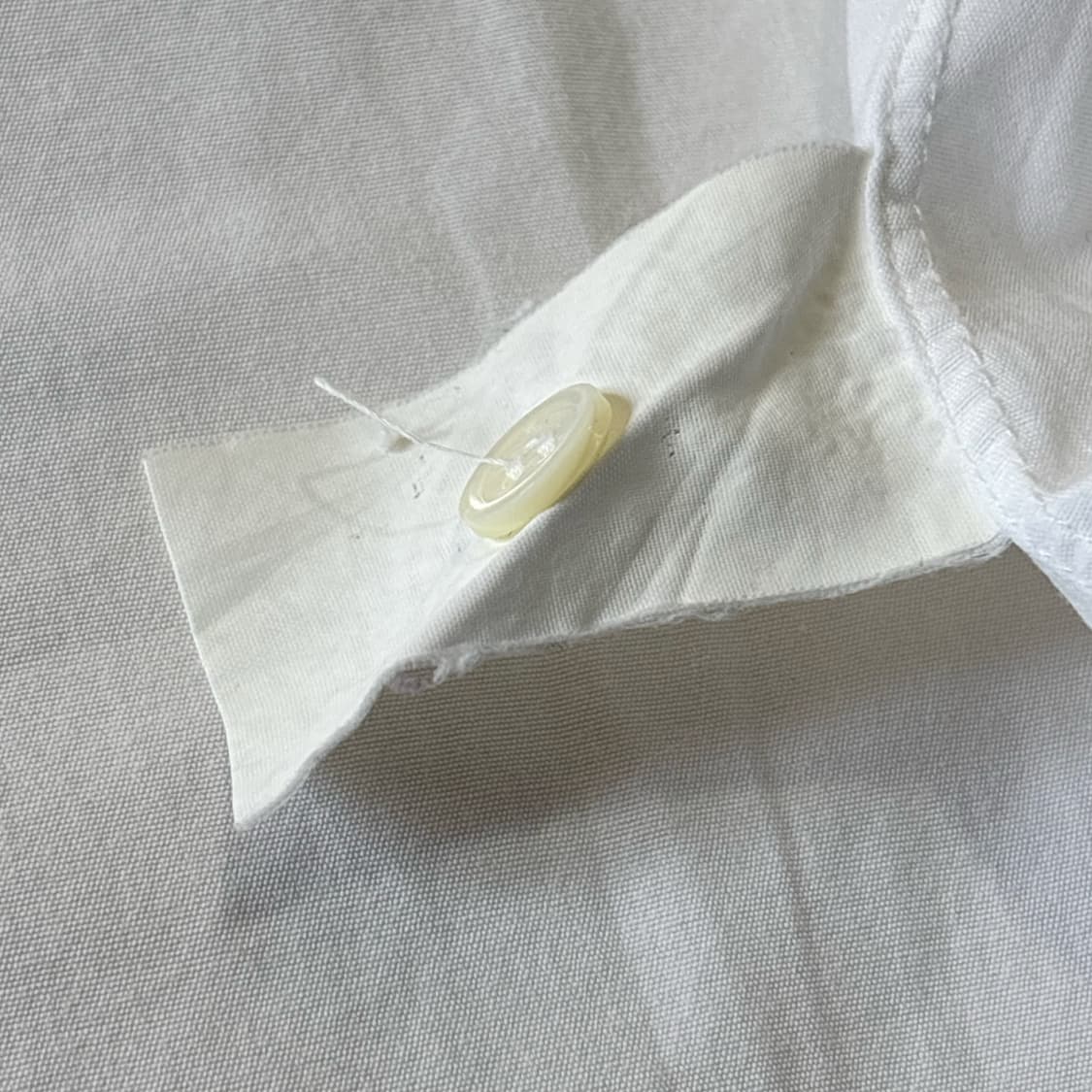 Comme des Garçons White Minimal Shirt 상품이미지7