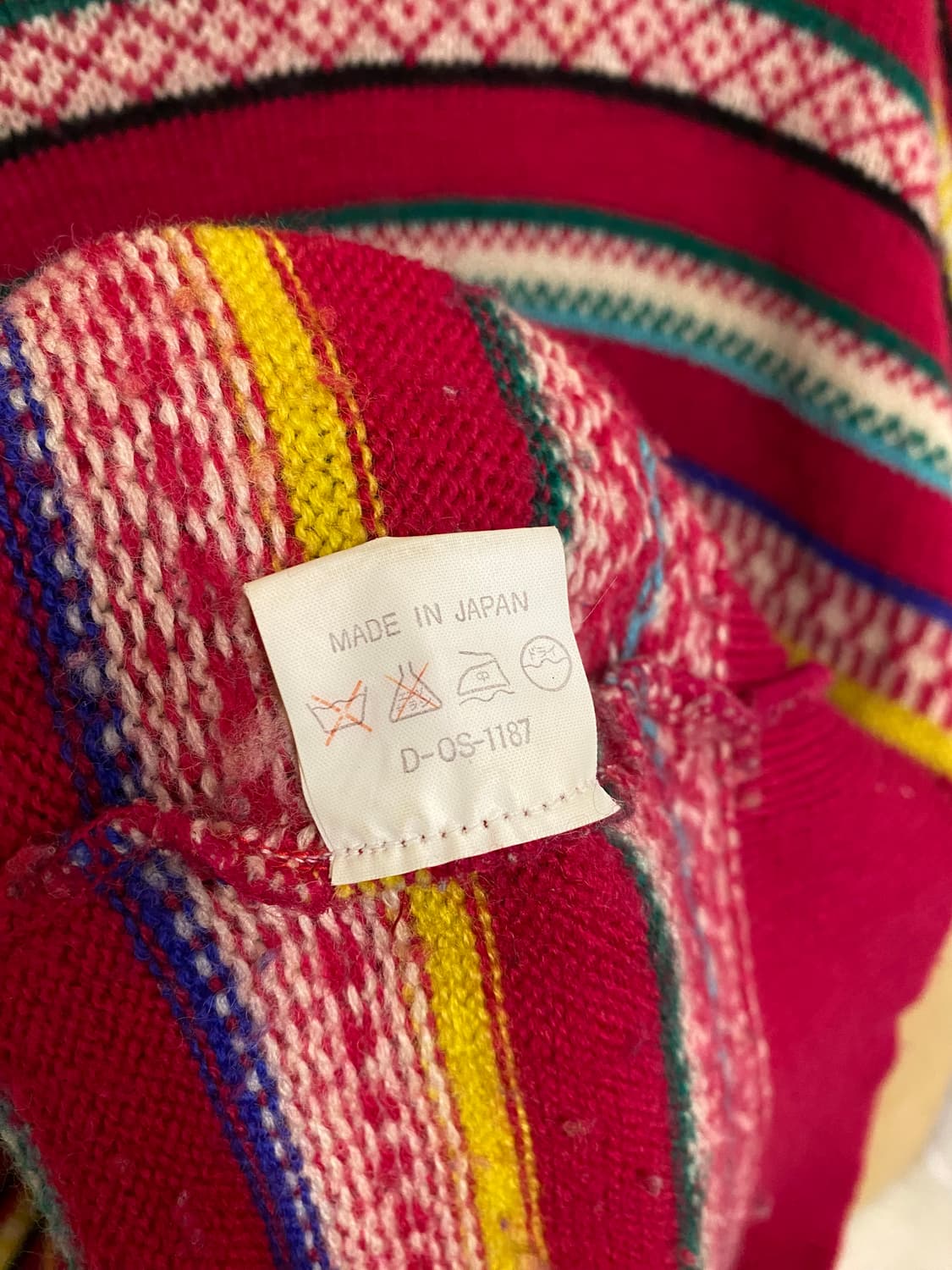 KENZO fair isle knit 겐조 페어아일 니트 상품이미지6