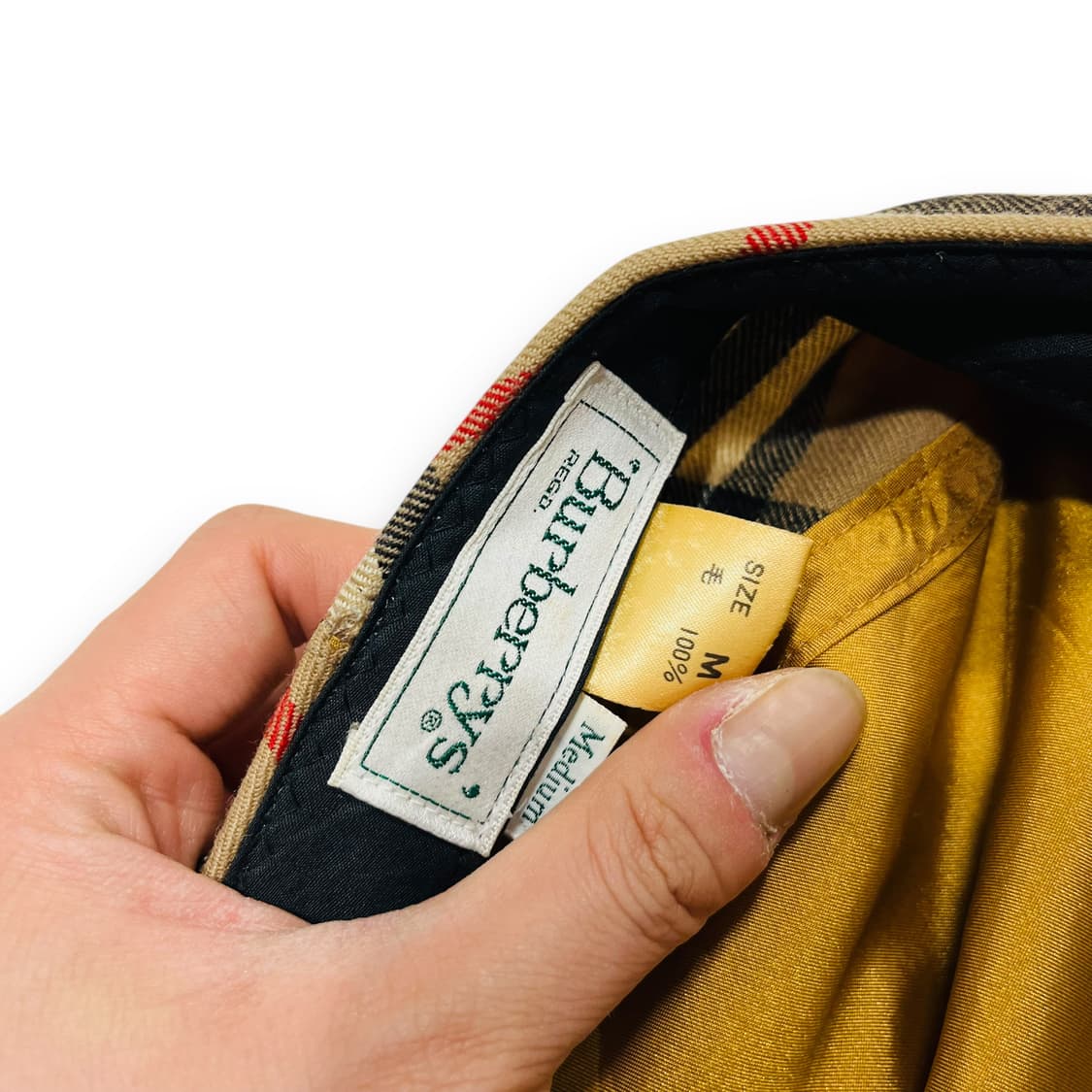 버버리 OG 구형 노바체크 패턴 헌팅캡 상품이미지7