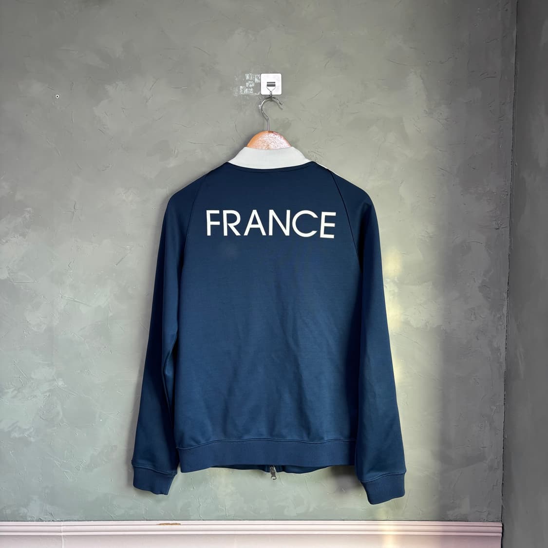 나이키 프랑스 져지 트랙탑 네이비 화이트 상품이미지4