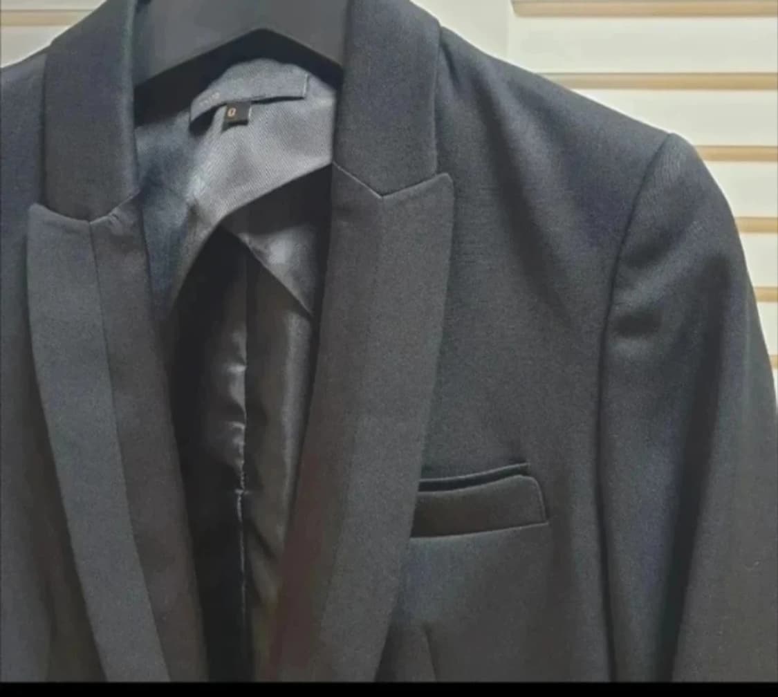 마쥬 실크 배색  블레이저 자켓 55사이즈 상품이미지4